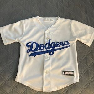 Kids size 2T dodger jersey authentic